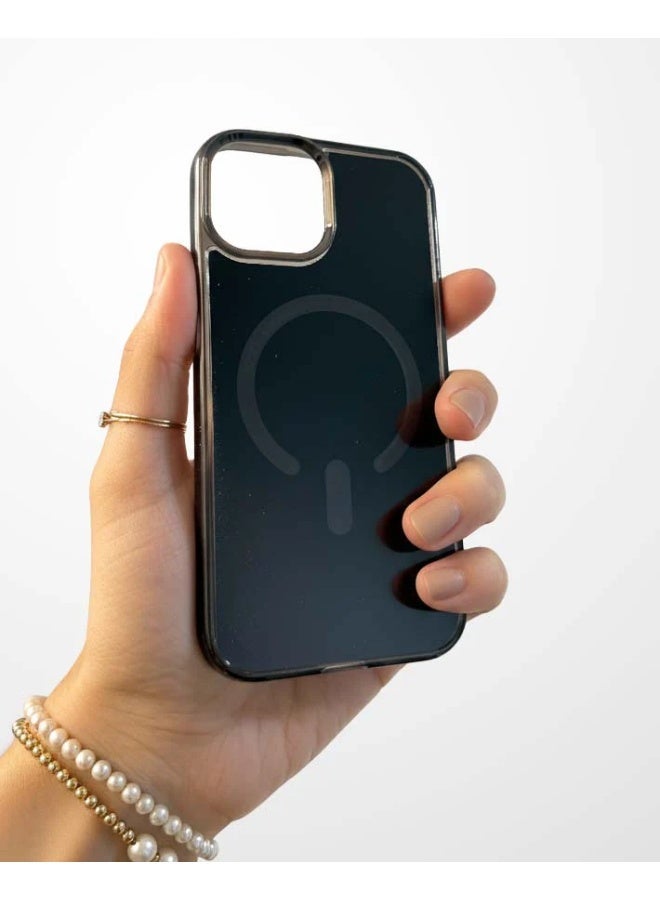 غطاء أنيق لهاتف iPhone 13 - رفيع، قوي، وأنيق (أسود). - Image 1